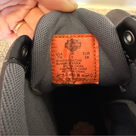 Harley-Davidson‎ Women's Becky Flash Brown And Grey Motorcycle Boots Size 7 - Picture 6 of 7